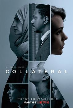 the poster for collaterall starring actors from across the world, including two women and one man