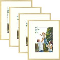 PRICES MAY VARY. Unique frames for displaying photographs, prints, original artwork, and more Simple design that brings a clean, polished look to your display Includes glass front lens, sturdy backing, easel stand, and durable easy to use frame Displays along your wall or table with included hardware Please note: frame is intended to display an 5x7" photo (Mat Opening Size: 4.5 x 6.5 inches) Designed and Manufactured by Golden State Art The frame molding is an elegant way to display your picture Art Display Wall, 11x14 Picture Frame, Photo Wall Display, Tabletop Picture Frames, 8x10 Picture Frames, Gold Frame Wall, Glass Picture Frames, Metal Photo Frames, Metal Picture Frames