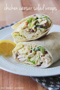 two tortillas filled with chicken and veggies