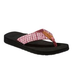 Women's Maine Isle Flip-Flops, Woven Print | Flip-Flops at L.L.Bean Comfortable Adjustable Slippers For Outdoor, Comfortable Adjustable Outdoor Slippers, Adjustable Comfortable Outdoor Slippers, Adjustable Round Toe Flip Flops For Surfing, Adjustable Flip Flops For Surfing, Comfortable Flip Flops With Arch Support For Casual Use, Comfortable Flip Flops With Arch Support For Swimming, Comfortable Flip Flops With Textured Footbed For Surfing, Comfortable Surfing Flip Flops With Textured Footbed