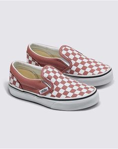 Kids Classic Slip-On Checkerboard Shoe Vans Store, Color Stories, 4 Kids, Color Theory, Unique Colors, Kid Shoes, Slip On Shoes, Fashion Shoes, Slip On