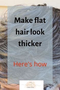 Fine Hair Tips, Fine Flat Hair, Haircut Tip, Over 60 Hairstyles, Limp Hair, Chin Length Hair, Flat Hair, Oily Hair