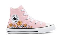 Converse Chuck Taylor All Star High Top 670701C Converse Chuck Taylor All Star, Chuck Taylor All Star, Converse Chuck, Chucks Converse, Chuck Taylor, Chuck Taylors, Pink Yellow, High Top, All Star