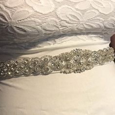 Beaded bridal sash crystal wedding belt sash Style 159 | Etsy Beaded Bridal Sash, Wedding Belt, Wedding Sash Belt, Bridal Sash, Wedding Belts, Bridal Belt, Jan 1, Crystal Wedding, Wedding Veils