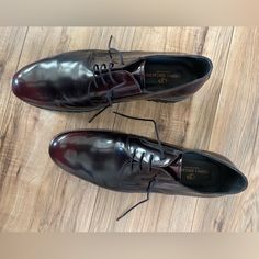 Bought These Thinking The European Conversion To Us Makes Them A Size 11/11.5 But They Actually Fit More Like A 12/12.5. Never Worn. Very Well-Made And A Beautiful Color. Dress Shoe, Very Well, 11 11, 12 12, Black Men, Derby, Beautiful Colors, Men's Shoes, Dress Shoes