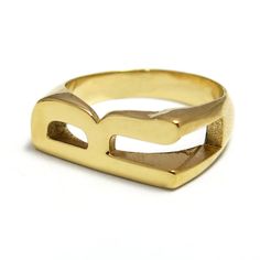 "This modern personalized name ring displays your choice of initial letter in block font, simply pick the initial that means the most to yo and we will make it to a meaningful gift to a unique person that shows your love. This letter R ring is subtle but makes great impact, its perfect for any special occasion or for every day wear, be sure that you will enjoy your Alphabet Ring. Customization: * You can order this ring in sterling silver or different shades of gold plating - rose gold or yellow Modern Initials Ring For Anniversary, Modern 14k Gold Initial Ring For Anniversary, Modern Yellow Gold Initial Ring For Anniversary, Modern Rings With Initials For Anniversary, Modern Engraved Ring With Initials For Anniversary, Modern Hallmarked Yellow Gold Initial Ring, Modern Yellow Gold Hallmarked Initial Ring, Modern Personalized Open Signet Ring, Modern Anniversary Rings With Initials