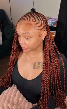 braiding color: #350 35 Braids Color, Braids Hair Color For Black Women, Honey Blonde Lemonade Braids, 350 Color Braids, Twist Braids Hairstyles With Color, Brown Lemonade Braids, Braids 350 Color, Lemonade Braids With Color, Colour 350 Braids