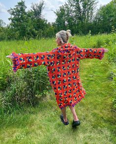 Introducing my latest creation! Upcycled a unique, beautiful vintage orange crochet blanket into this dream statement coat for any orange lover. Perfect for breezy seaside mornings, late nights at festivals, campfires, or lounging around the house. Measurements: Length: 48" Bust: 52" Sleeve Length: 22" Model is 5'10 for reference. Wash on a gentle cycle, lay flat to dry. This statement jacket was made with all of my heart, for any human, anywhere, that may be attracted to its vibe! My intention Summer Bohemian Orange Outerwear, Bohemian Orange Outerwear For Summer, Red Fall Vacation Cardigan, Red Cardigan For Fall Vacation, Red Bohemian Outerwear For Vacation, Bohemian Red Outerwear For Vacation, Red Bohemian Outerwear For Beach, Red Fall Outerwear For Vacation, Red Outerwear For Fall Vacation