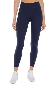 PRICES MAY VARY. High-rise legging with a 4" waistband for full coverage, tummy control, and slimming compression. Contender Luxe is fit for ultimate versatility and everyday comfort. It's a moisture wicking and double-knit fabric for added coverage, with a brushed finished that makes it soft, smooth and extra cozy. Waistband with power mesh lining to comfortably flatten, smooth and hold in your tummy. Inseam: 25 inches Active Leggings, Double Knit, High Rise Leggings, Womens Basic, Double Knitting, A 4, Moisture Wicking, Knit Fabric, High Rise