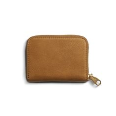 Crafted from premium natural leather, this wallet features a zip around closure to keep your personal items secure and an exterior card pocket with our signature detailing.  | Shinola Women's Pocket Small Zip Around Wallet Corner Store, Small Leather Goods, Wedding Anniversary Gifts, Bag Straps, Corporate Gifts, Natural Leather, Watch Strap, Pet Collars, You Bag