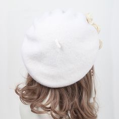 This price is for a hat only, others are not included. SizeFree SizeHead Circumference56-58 Vintage White Hat One Size, Elegant Flat Cap Beret For Spring, Elegant Spring Hats One Size, Elegant Adjustable Winter Beret, Elegant One Size Hat For Fall, Elegant One-size Hat For Fall, Elegant Spring Hats, Elegant White Flat Cap, Adjustable Elegant Beret For Fall