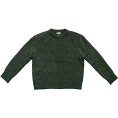 Oversized pullover sweater with crewneck in the softest Mohair yarn blend. Made with love in a Fair Trade Certified™ facility in Hong Kong. CONTENT & CARE:33% Mohair, 33% Wool, 28% Nylon, 6% SpandexDry clean MEASUREMENTS (laying flat):XS/S - Chest: 23”, Length (Shoulder to hem): 22.5”, Sleeve Length 22", Bottom Width: 21”M/L - Chest: 24”, Length (Shoulder to hem): 23.5”, Sleeve Length 23", Bottom Width: 22" Soft Knit Green Sweater For Layering, Green Soft Knit Crew Neck Sweater, Green Chunky Knit Crew Neck Sweater, Green Textured Knit Sweater With Relaxed Fit, Everyday Crew Neck Chunky Knit Sweater, Green Relaxed Fit Textured Knit Sweater, Everyday Chunky Knit Crew Neck Sweater, Chunky Knit Crew Neck Sweater, Cozy Green Sweatshirt For Layering