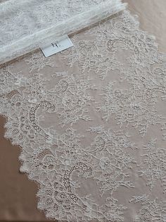 Quantity available. Please "Add to cart" to see available quantity. Ivory soft lace trimming. This lace is also available in black color. Please ask about black color. Both sides scalloped. Width: 50 cm/19.7 inches Item number: WDL6012 Made in Europe www.LaceToLove.com Price is set for one meter/yard.  You will receive the fabric in one continuous piece if you purchase more than 1 meter/yard. IMPORTANT! Maximum one piece length of this lace trimming is 3 meters/yards. If you buy more than 3 mete Bridal Gown Lace, Garter Lace, Class Dress, Veil Lace, Lace Veil, Wedding Lace, Lace Garter, Lace Bridal Gown, Lace Bridal