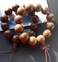 "natural wood beaded, good luck bracelet material: wood,100% as photo, Size: bead:  18mm-19mm with flaws, style: Elastic thread Bless and protect,you all peace and prosperity, a happy life and a successful career\" This is the best gift for yourself or friends, family, ❤ If you want other color or length, Please connect me free. ❤Please read the store policy before purchase. ❤ Thank you for visiting my shop!" Good Luck Bracelet, Wood Bead Bracelet, Successful Career, Elastic Thread, Wood Bracelet, Bracelet Men, Black Love Art, Bracelet Women, Mala Bracelet