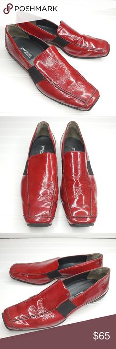 Paul Green Men's Red Slip On Loafers Sz 8.5 EUC Condition:  Preowned. In great condition. A few scuff marks as shown. Size: 8.5  Please refer to pictures.  Everything here is brand new *unless otherwise noted.* Check photo for detailed list.  ☆ Please check my other listings ☆ ☆ Bundle and save on shipping ☆ ☆ Buy three or more listing, save more! ☆ ☆ Shipping costs may change depending on bundle weight☆  B4 Paul Green Shoes Loafers & Slip-Ons Red Slip-on Low-top Loafers, Red Patent Leather Slip-on Loafers, Paul Green Shoes, Burgundy Shoes, Patent Leather Loafers, Driving Loafers, Slip On Loafers, Paul Green, Green Shoes