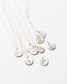 Directions: Add your initials. Wear everyday. Everyday Spiritual Round Charm Necklaces, Everyday Medallion Jewelry With Charms, Dainty Sterling Silver Necklace For Everyday, Dainty Sterling Silver Custom Necklace For Everyday, Minimalist Hand Stamped Pendant Necklace, Minimalist Personalized Pendant Charm Necklace, Personalized Minimalist Pendant Charm Necklace, Hand Stamped Minimalist Pendant Necklace, Minimalist Pendant Charm Necklaces For Personalized Gifts