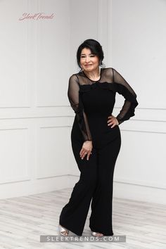 women's jumpsuits, jumpsuits for women, jumpsuits, jumpsuit, ruffled jumpsuit, ruffle costume, plus size jumpsuit, petite jumpsuit, black jumpsuit Beautiful Jumpsuits, Social Dresses, Petite Jumpsuit, Ruffle Jumpsuit, Formal Party Dress, Jumpsuit Black, Plus Size Jumpsuit, Jumpsuit With Sleeves, Petite Women