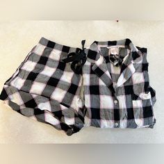 Brand New Victoria’s Secret Buffalo Plaid Flannel Short Pajama Set, Size: Medium. New Without Tags Pajama Set With Matching Scrunchie Attached. Very Soft Material. Victoria's Secret Casual Sets For Pajama Party, Casual Daywear Sets By Victoria's Secret, Casual Victoria's Secret Daywear Sets, Casual Victoria's Secret Sets For Daywear, Victoria's Secret Casual Daywear Sets, Victoria's Secret Casual Bedtime Sets, Victoria's Secret Cotton Pajama Shorts For Sleep, Victoria's Secret Cotton Pajama Shorts For Loungewear, Victoria's Secret Casual Tops For Pajama Party