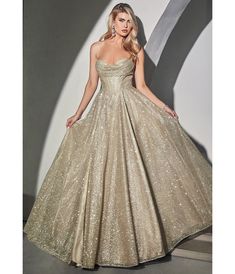 Champagne Glitter Corset Prom Ball Gown Plus Size Gowns Formal, Cute Bridesmaid Dresses, Cinderella Divine, Prom Dress Plus Size, Spaghetti Strap Prom Dress, Corset Dress Prom, Prom Ball Gown, Dresses Formal Elegant, Theme Dress