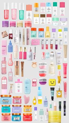 # preppy#skincare Preppy Skincare Collection, Skincare Pictures, Preppy Skincare Products, Preppy Skin Care, Skincare Shuffles, Preppy Products, Preppy Makeup, Shuffles Preppy