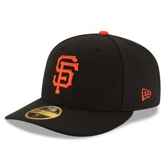 Men's San Francisco Giants New Era Black Authentic Collection On Field Low Profile Game 59FIFTY Fitted Hat Embroidery Materials, New Era Cap, Oakland Athletics, Fitted Caps, San Francisco Giants, Fitted Hat, Fitted Hats, Low Profile, A Team