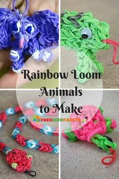 rainbow loom animals to make