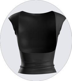 Black Stretch Crop Top With Built-in Bra, Solid Top With Built-in Bra And Scoop Back, Black Tank Top With Built-in Bra And Scoop Back, Night Out Tops With Minimal Stretch, Night Out Tops With Minimal Stretch Elastane, Elastane Tops With Minimal Stretch For Night Out, Fitted Crop Top With Built-in Bra And Scoop Back, Stretch Black Crop Top With Built-in Bra, Sleek Tops With Built-in Bra And Scoop Neck