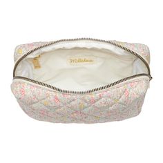 Milledeux Toiletry Bag White Rectangular Box Bag For Daily Use, Feminine Rectangular Bag For On-the-go, Feminine Rectangular Bag With Removable Pouch, White Rectangular Shoulder Bag With Removable Pouch, Feminine Bags With Removable Pouch For Daily Use, Feminine Bags With Removable Pouch, Cream Bags With Removable Pouch For Errands, Chic Removable Pouch For Errands, Chic Travel Bag With Zipper Pouch