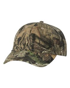 Brushed cotton/polyester blend; Structured, six-panel, mid-profile; Stitched sweatband; Pre-curved visor with matching undervisor; Self-fabric Flex-Strap closure Hats Baseball Caps, Hats Baseball, Camo Hats, Comfort Design, Camouflage Patterns, Pink Hat, Mossy Oak, Brushed Cotton, Baseball Caps