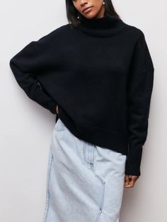 Shipping: Worldwide Express Shipping AvailableDelivery time: 7-15Days Fast ShippingReturns: Fast refund, 100% Money Back Guarantee.SPECIFICATIONSBrand Name: QDBoReyFineClothing Length: RegularMaterial: nylonMaterial: PolyesterMaterial: ViscoseDecoration: NONECollar: TurtleneckElasticity: Medium StrecthSleeve Style: RegularStyle: CasualPattern Type: SolidFit Type: Loose FitOrigin: Mainland ChinaCN: ShandongSeason: Autumn/WinterSleeve Length(cm): FullThickness: STANDARDPlace Of Origin: China (Main Outfit Ideas Everyday, Oversized Turtleneck Sweater, Oversized Turtleneck, Pullover Outfit, Turtle Neck Jumper, Winter Pullover, Ladies Turtleneck Sweaters, Estilo Chic, Women Sweaters