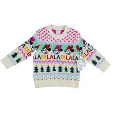 Up For Sale Is A -Disney Jumping Beans Kids Christmas Sweater Knit Multicolor Minnie Mouse Let Your Little One's Style Shine With The Disney Jumping Beans Kids Minnie Mouse Sweater. This Charming Pullover Features A Playful Multicolor Knit Design Adorned With Minnie Mouse, Adding A Touch Of Disney Magic To Any Outfit. Size: 3t Measurements: Please See Photos Above For All Measurements New With Tags I Will Ship This Item Out Via Usps With A Tracking Number For Confirmation I Ship Items Out Every Kids Christmas Sweater, Christmas Sweater Knit, Minnie Mouse Sweater, Kids Christmas Sweaters, Multicolor Knit, Christmas Travel, Jumping Beans, Disney Accessories, Disney Christmas