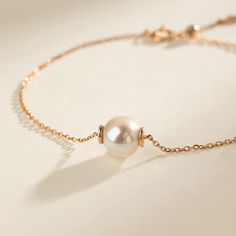 Material: 18K Rose Gold, and Akoya pearl Akoya saltwater cultured pearl Pearl size: 7.5-8.0mm Chain length: 18.5cm (adjustable 6.5cm) Handpicked of every pearl, only the top 1% of pearls are selected Handcrafted Lifetime warranty Handcrafted Elegant Adjustable Bracelet With Pearl Pendant, Elegant Adjustable Bracelets With Pearl Pendant, Elegant Yellow Gold Pearl Bracelet With Pearl Drop, Elegant Yellow Gold Pearl Drop Bracelet, Elegant Pearl Bracelet With Pendant, Elegant Yellow Gold Akoya Pearl Bracelet, Rose Gold Pearl Bracelets With Pearl Chain, Elegant Rose Gold Pearl Chain Bracelet, Elegant Akoya Pearl Bracelet With Pearl Pendant