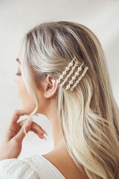 Gold Bobby Pins, Pearl Hair Pin, Alternative Hair, Hoco Hair, Pearl Hair, Wedding Hair And Makeup, Hair Pin