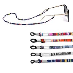 PRICES MAY VARY. Title: Rpanle 5Pcs Glasses Strap, Multi-Color Adjustable Sunglasses Head Band Eyeglass Chain Lanyard Glasses Strap for Decoration and Sports (Multicolored). Product Type: Categories > Safety & Security > Personal Protective Equipment > Eye Protection > Eyewear Retainers Glasses Strap, Chain Lanyard, Eyeglass Chain, Head Band, Eye Protection, Personal Protective Equipment, Safety And Security, Lanyard, Fashion Branding