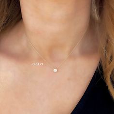 Single Diamond Bezel Necklace – RW Fine Jewelry Bezel Necklace, Collar Chain, How To Make Rings, Bridal Bands, Tennis Necklace, Band Bracelet, Choker Collar, Womens Wedding Bands, Ring Fit