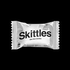 skittles bar on a black background