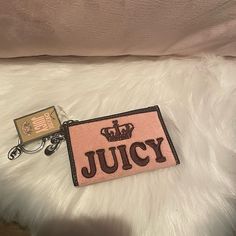 {Nwt} Vintage Juicy Couture Wallet/Coin Purse Juicy Couture Wallet, Vintage Juicy Couture, Brown Leather Wallet, Key Wallet, Black Leather Wallet, Couture Bags, Large Wallet, Juicy Couture Bags, Black Wallet