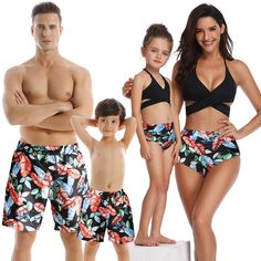 LOOKING FOR THE PERFECT MATCHING FAMILY SWIMSUITS FOR THIS SUMMER? With the return of family vacations and soon enough, summer and beach days, there’s never been a better time to take the plunge into matching family swimsuits. You may have already hopped on board the mommy and me swimsuit wagon, but why leave anyone out? After all, family swimsuits make the ultimate photo opp and make it super easy to spot your crew in a crowd. 🌴MATERIAL: Made from 82% polyester and 18%spandex, the family match Retro Swimwear, Baby Swimsuit, Matching Swimwear, Body Curves, Swim Suits, Swimsuit Set, Print Swimsuit, Elegant Shirt, Matching Family Outfits