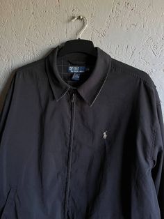 Polo by Ralph Lauren Full Zip Harrington Men's Jacket Check Lined Black Color Size XL-XXL Good used condition, see photo please! Please check measurements:  - shoulder to shoulder  58  cm                                              (22,83inch)                                 - length of the sleeve from the shoulder  67  cm              (26,37inch) - the length of the sleeve from the armpit  51 cm             (20,07inch) - from armpit to armpit  75  cm Harrington Jacket Men, Harrington Jacket, Vintage Polo Ralph Lauren, Fall Fits, Polo By Ralph Lauren, Fashion Ideas, Men's Jacket, Black Color, Favorite Outfit