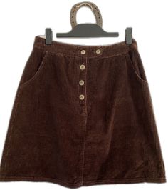 Brown Corduroy Mini Skirt For Fall, Vintage Corduroy Skirt For Fall, Brown Corduroy Mini Skirt, Corduroy Mini Skirt, Womens Skirts, Brown Corduroy, Dec 7, Vintage Brown, San Diego