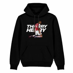 ➖Thierry Henry, the legendary football player of Arsenal club. Sports Fan Long Sleeve Hoodie For Streetwear, Throwback Team Logo Hooded Sweatshirt, Sports Season Hoodie Sweatshirt With Team Logo, Throwback Hooded Sweatshirt With Team Logo, Fan Apparel Hoodie With Ribbed Cuffs For Sports Events, Hooded Hoodie For Football Season Streetwear, Hooded Football Season Fan Sweatshirt, Fan Apparel Hoodie With Logo Print, Football Season Fan Apparel Hooded Sweatshirt