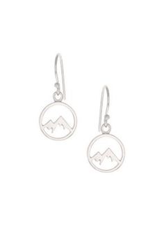 Montana Silversmiths Mountain Majesty Charm Earrings, ER4523 Earrings Hypoallergenic, Tractor Supplies, Tractor Supply, Earrings Long, Accessories Jewelry Earrings, Metal Earrings, Women Accessories Jewelry, Charm Earrings, Long Earrings