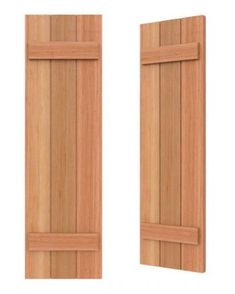 two open wooden doors on a white background