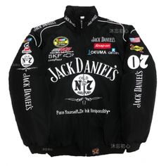 *Lined, Perfect For Spring And Fall* Attention Speed Demons And Whiskey Aficionados! Up For Grabs Is A Jack Daniels Racing Jacket That's The Perfect Blend Of Style And Speed. This Isn't Just Any Ordinary Jacket - It's A Turbocharged Fashion Statement That Will Make Heads Turn And Engines Roar! Crafted With The Finest Materials And Emblazoned With The Iconic Jack Daniels Logo, This Jacket Is Designed For Those Who Live Life In The Fast Lane. Whether You're Hitting The Racetrack Or Simply Cruising Down The Street, You'll Be The Envy Of All With This Sleek And Stylish Piece. This Jacket Isn't Just For Racers, Though. It's Also Perfect For Those Who Appreciate The Finer Things In Life, Like A Vintage Racing Jacket, Cycling Suit, Racing Jackets, Motorcycle Suit, Racer Jacket, Racing Suit, Racing Jacket, Jack Daniels, Looks Chic