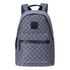 Air Jordan Monogram Backpack 'Grey' FJ6784-070 Gray Backpack For Streetwear, Casual Gray Backpack For Sports, Casual Gray Sports Backpack, Gray Sports Backpack, Gray Standard Backpack For Sports, Sporty Gray Standard Backpack, Monogram Backpack, Fashion Performance, Stylish Sneakers