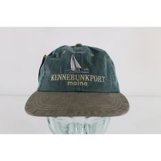 Deadstock Vintage 90s Streetwear Spell Out Kennebunkport Maine Long Bill Hat Cap Hat Deadstock With Original Tags Adjustable Green Cotton Check Out My Other Items In My Store! Green Hat Bin 1 90 Streetwear, Streetwear Caps, Kennebunkport Maine, Green Hat, 90s Streetwear, Green Hats, Cool Fits, Hat Cap, Green Cotton