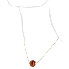 This alluring pendant necklace features a beautiful bakelite bead mounted between two 18k yellow gold caps. The vintage bead is a honey-tone tortoise color with subtle marbling. Mounted on the bead are three gemstones that compliment the bakelite perfectly. A single diamond, rhodolite and spessartite have each been bezel-set in 18k yellow gold. Please note that the pendant is fixed to the chain and is not removable. The cable chain has been pulled which gives the links an elliptical profile and Tortoise Color, Gold Caps, Brown Necklace, Bead Pendant, Beaded Pendant, Cable Chain, Ring Necklace, Lobster Claw, Gift Necklace