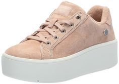 PRICES MAY VARY. MARTHA STEWART x SKECHERS COLLAB AIR COOLED MEMORY FOAM SUEDE LEATHER UPPER WITH STITCHING DETAIL FLEXIBLE TRACTION OUTSOLE 2-INCH PLATFORM MIDSOLE Platform Tennis Shoes, Platform Tennis, Chic Sneakers, Skechers Women, Platform Sneakers, Martha Stewart, Fashion Sneakers, Tennis Shoes, Suede Leather