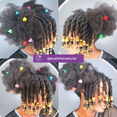 60 Low Manipulation Two-Strand Twists Natural Hairstyles For Winter 2024 - Coils and Glory Twists With Accessories, Winter Protective Styles, Protective Styles For Natural Hair, Styles For Natural Hair