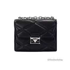 Great Shopping Michael Kors Serena Medium Black Diamond Quilted Faux Leather Flap Shoulder Bag, bags Flap Shoulder Bag, Shopping Ideas, Diamond Quilt, Women's Bags, Black Diamond, Bags Handbags, Adjustable Straps, Bag Lady, Michael Kors